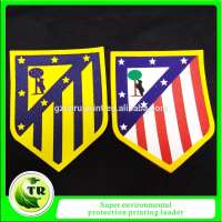 New Design Soccer Club 3D Heat Press Transfer Silicone Patch for Sportswear