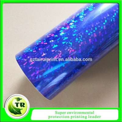 Cobalt laser PET heat transfer thermo film for clothing