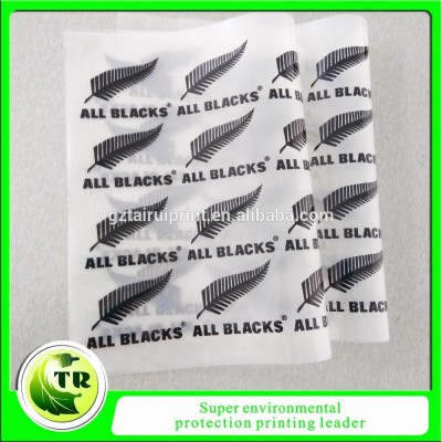 raised rubber heat transfer 3d clothing silicone label