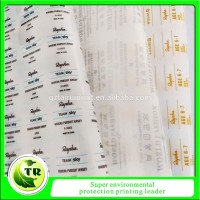 Custom 3d silicone heat transfer care labels for clothing