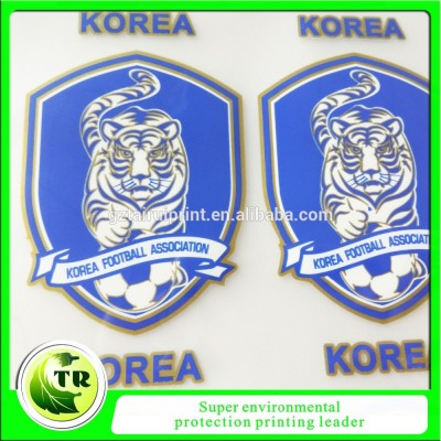 Enviromental silicone heat transfer National football team logo